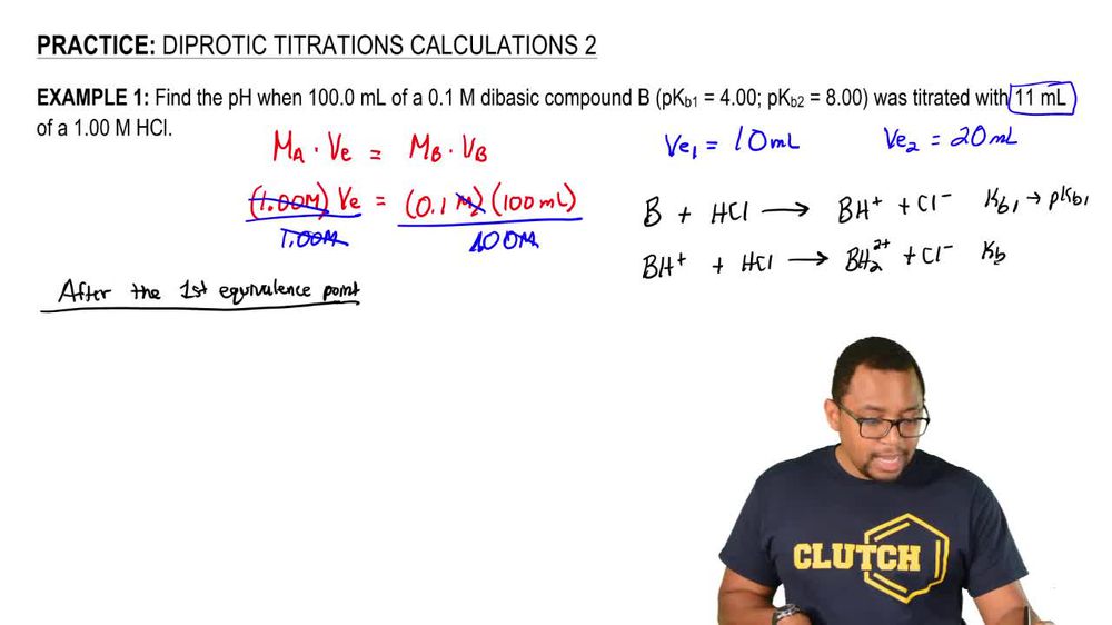 Diprotic Acid Titrations Calculations 2
