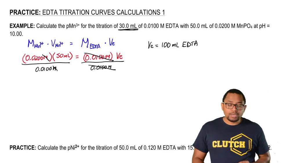 EDTA Titration Calculations