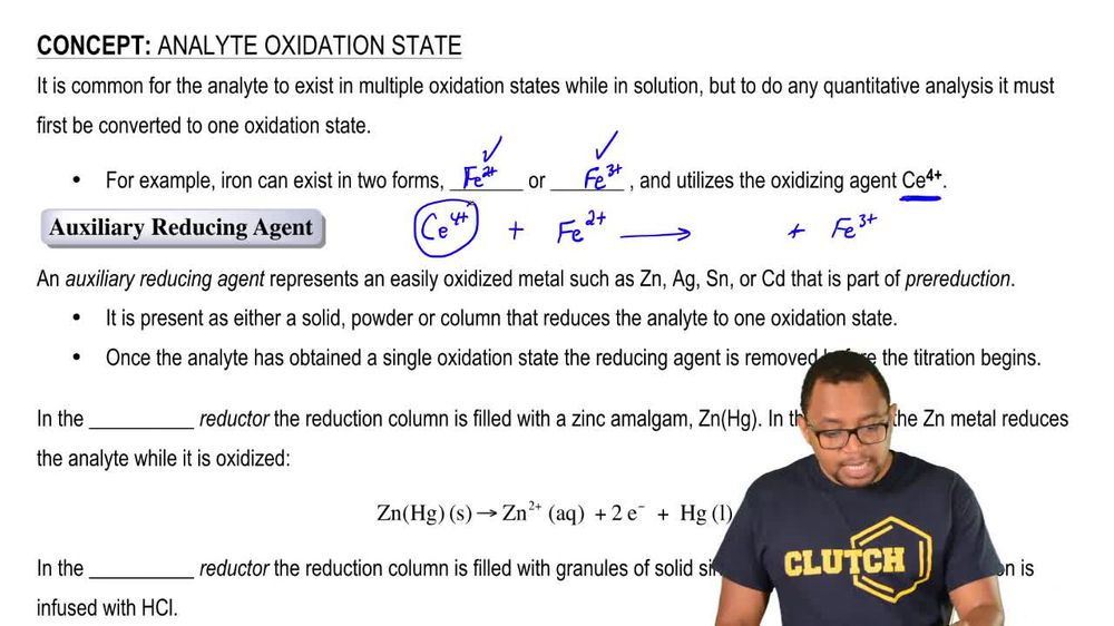 Analyte Oxidation State