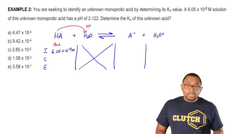 Weak Acid-Base Equilibria Calculations 1
