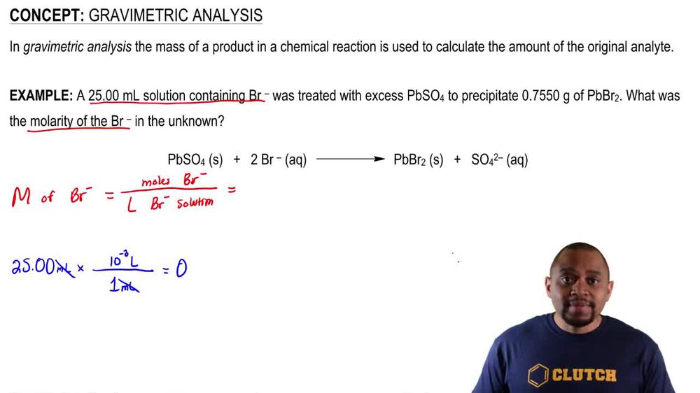 Electrogravimetric Analysis Example 1