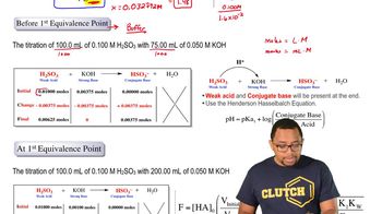 Diprotic Acid Titrations