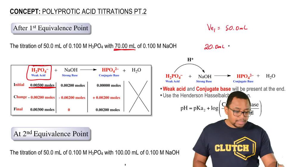 Polyprotic Acid Titrations
