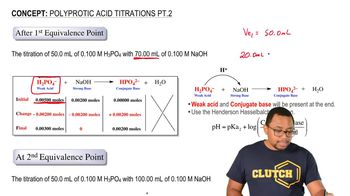 Polyprotic Acid Titrations
