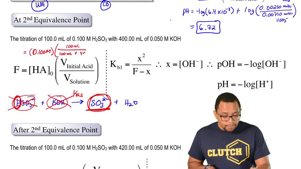 Diprotic Acid Titrations