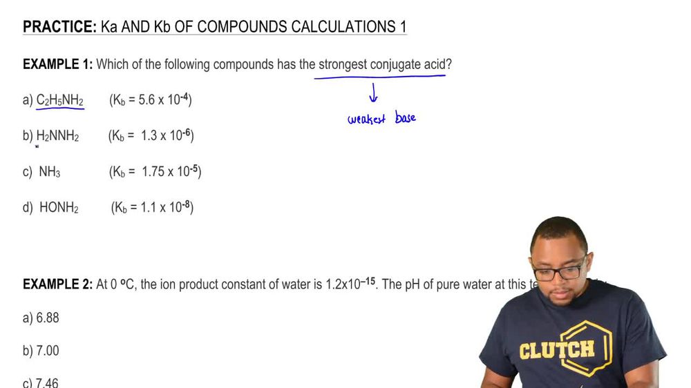 Ka and Kb Calculations 1