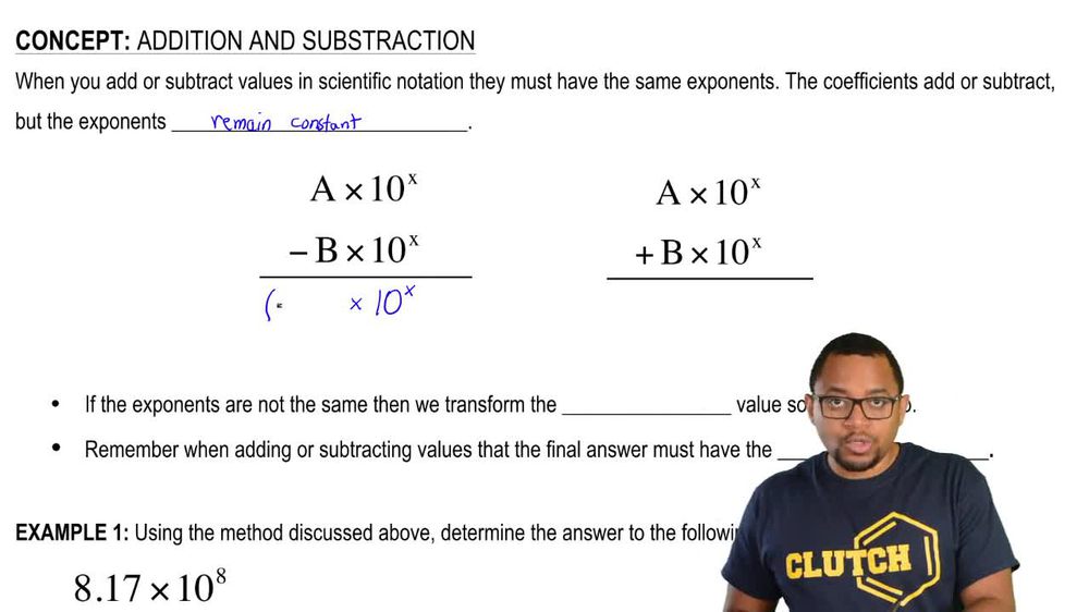 Addition and Subtraction