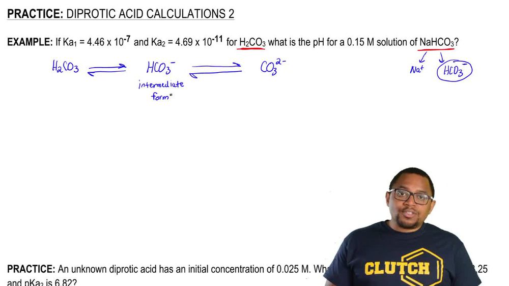 Diprotic Acids and Bases Calculations 2