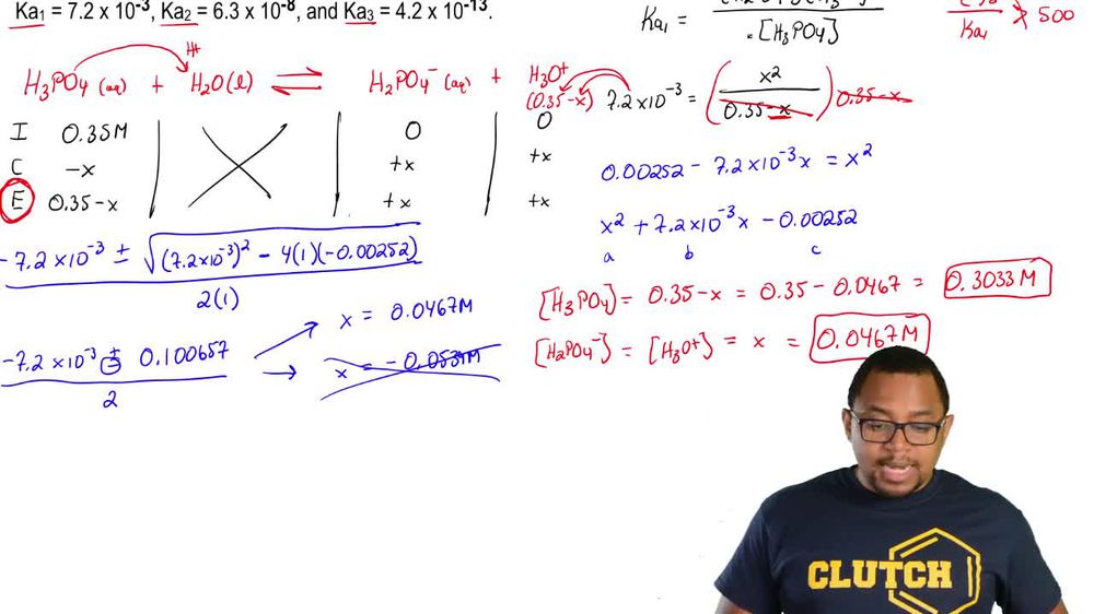 Polyprotic Acid Calculations