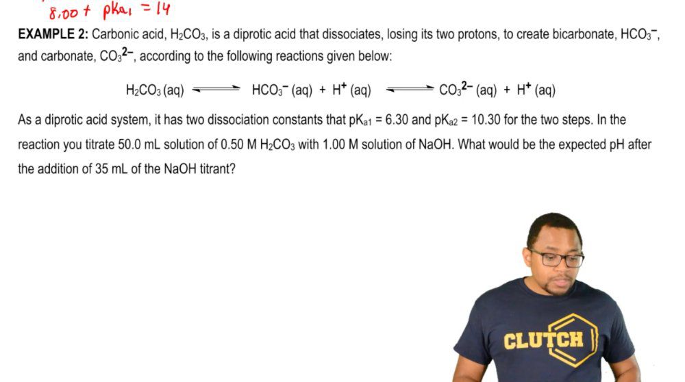 Diprotic Acid Titrations Calculations 2
