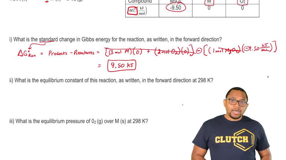 Gibbs Free Energy Calculations 1