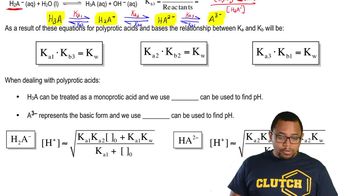 Polyprotic Dissociation Constants