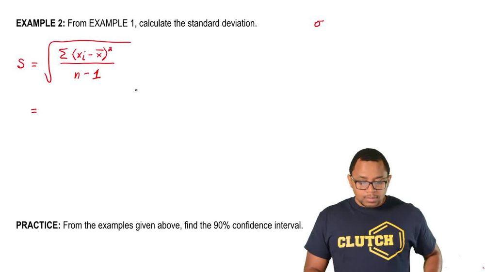 Confidence Intervals Calculations 1