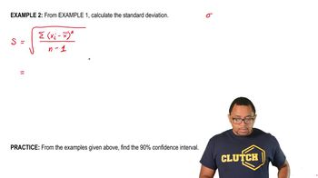 Confidence Intervals Calculations 1