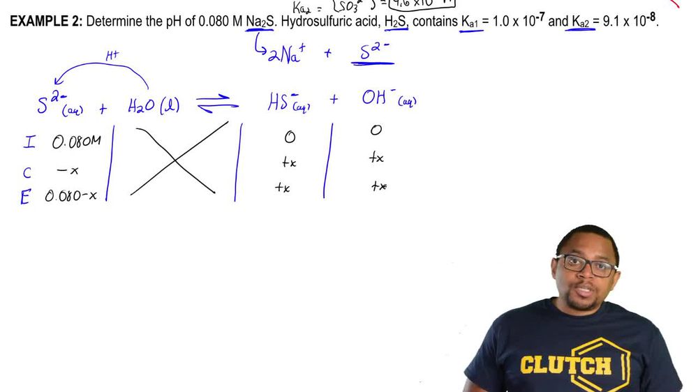 Diprotic Acids and Bases Calculations 1