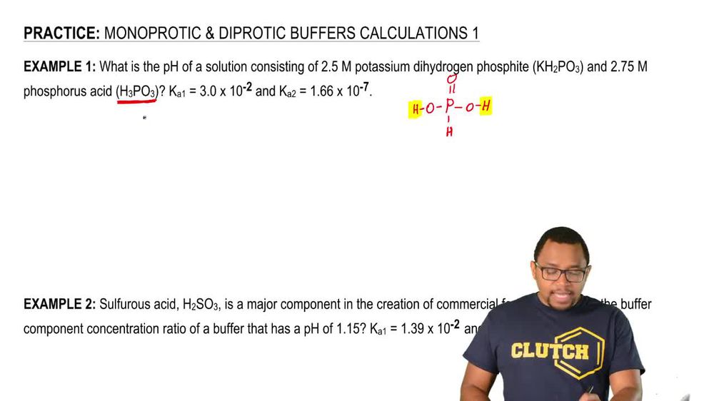 Monoprotic & Diprotic Buffer Calculations 1