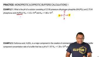 Monoprotic & Diprotic Buffer Calculations 1