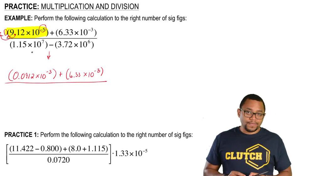 Multiplication and Division Calculations