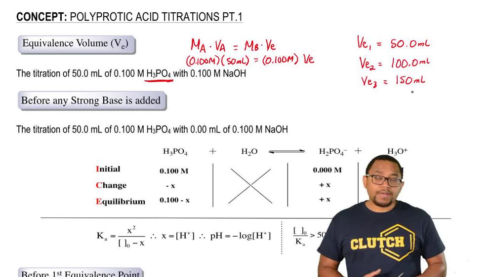 Polyprotic Acid Titrations
