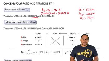 Polyprotic Acid Titrations