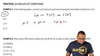 pH and pOH Calculations 1