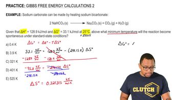 Gibbs Free Energy Calculations 2