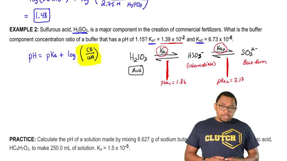 Monoprotic & Diprotic Buffer Calculations 1
