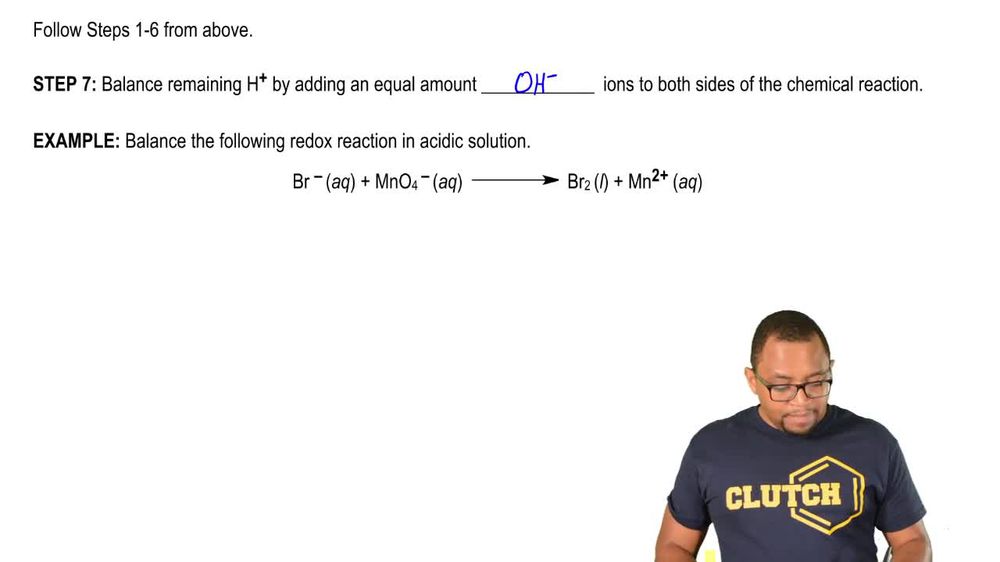 Balancing Redox Reactions
