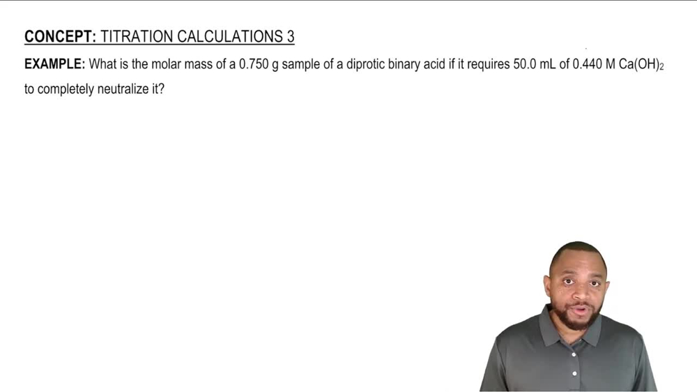 Titrations Calculations