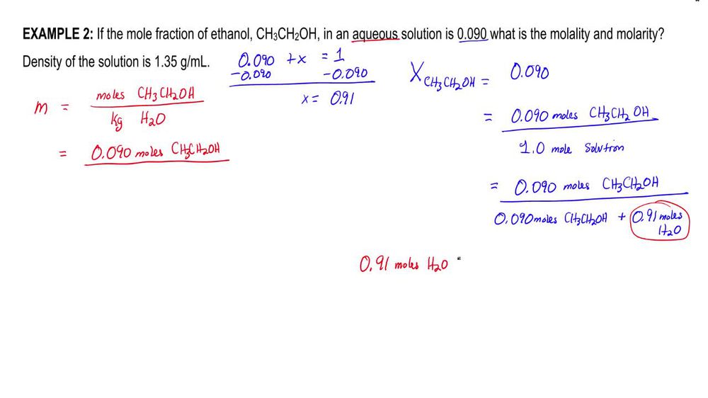 Molarity & Molality 2