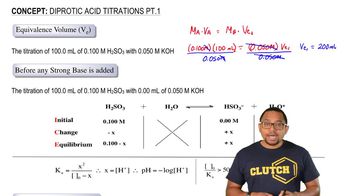 Diprotic Acid Titrations