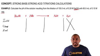 Strong Base-Strong Acid Calculations