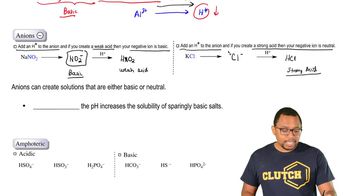 Ionic Salts & Solubility