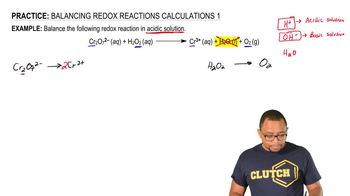 Balancing Redox Reactions Calculations