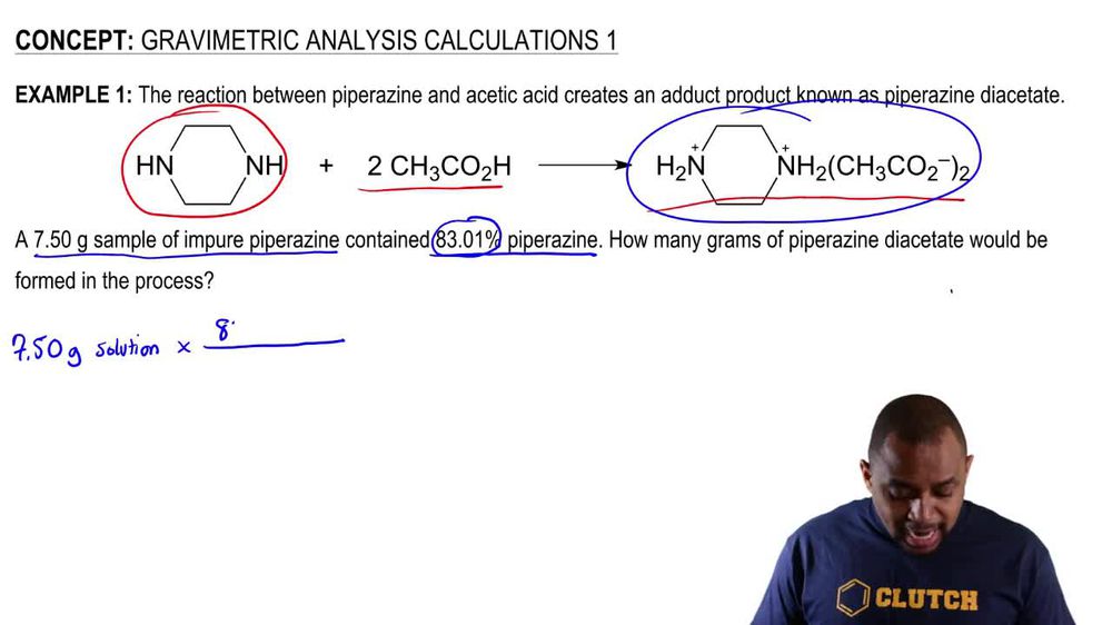 Electrogravimetric Analysis Calculations Example 1