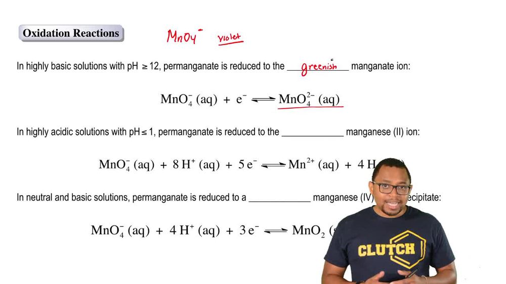 Oxidizing Agent - Permanganate Ion