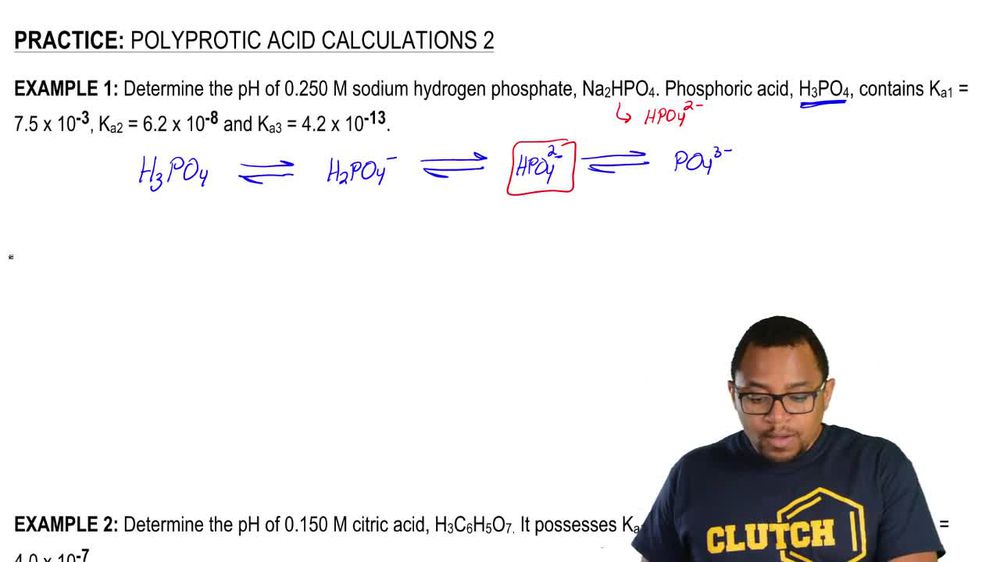 Polyprotic Acid Calculations  2