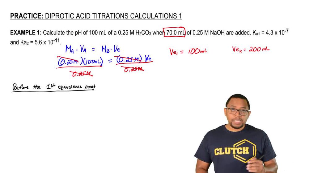 Diprotic Acid Titrations Calculations 1