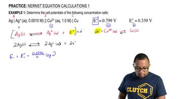Nernst Equation Calculations 1