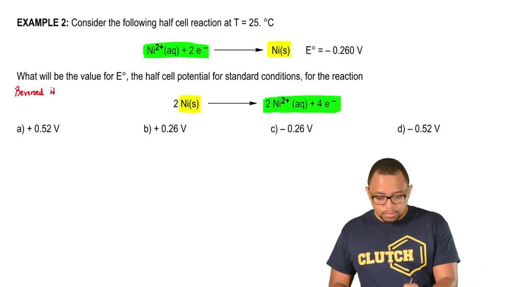 Nernst Equation Calculations 2