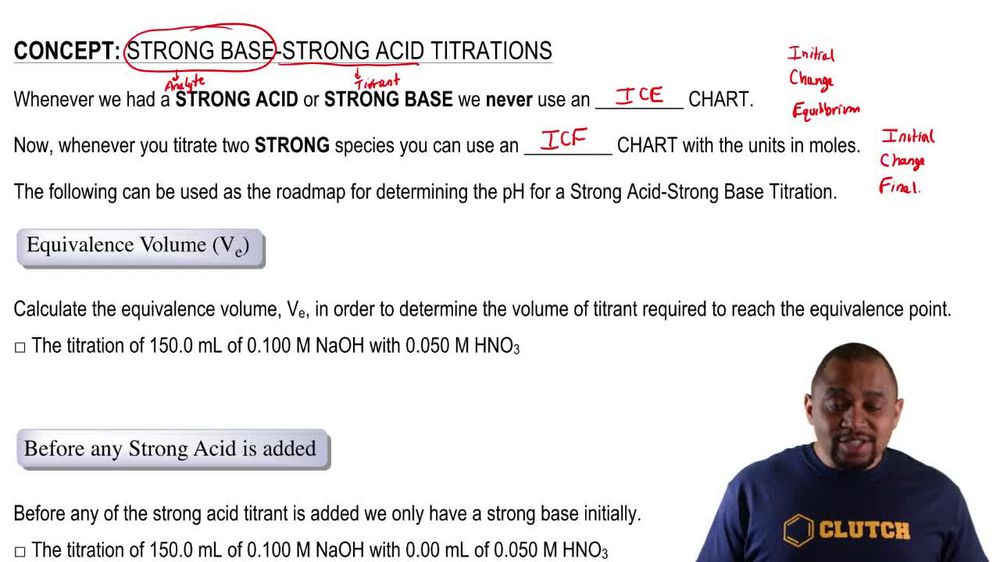 Strong Base-Strong Acid Titration