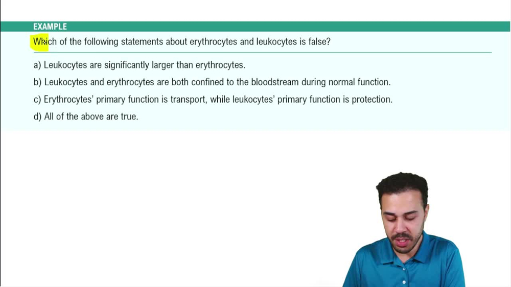 Leukocytes Example 1