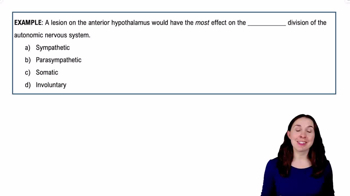 Control of the ANS Example 1