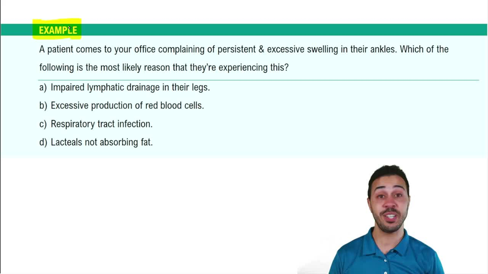 Introduction to the Lymphatic System Example 2