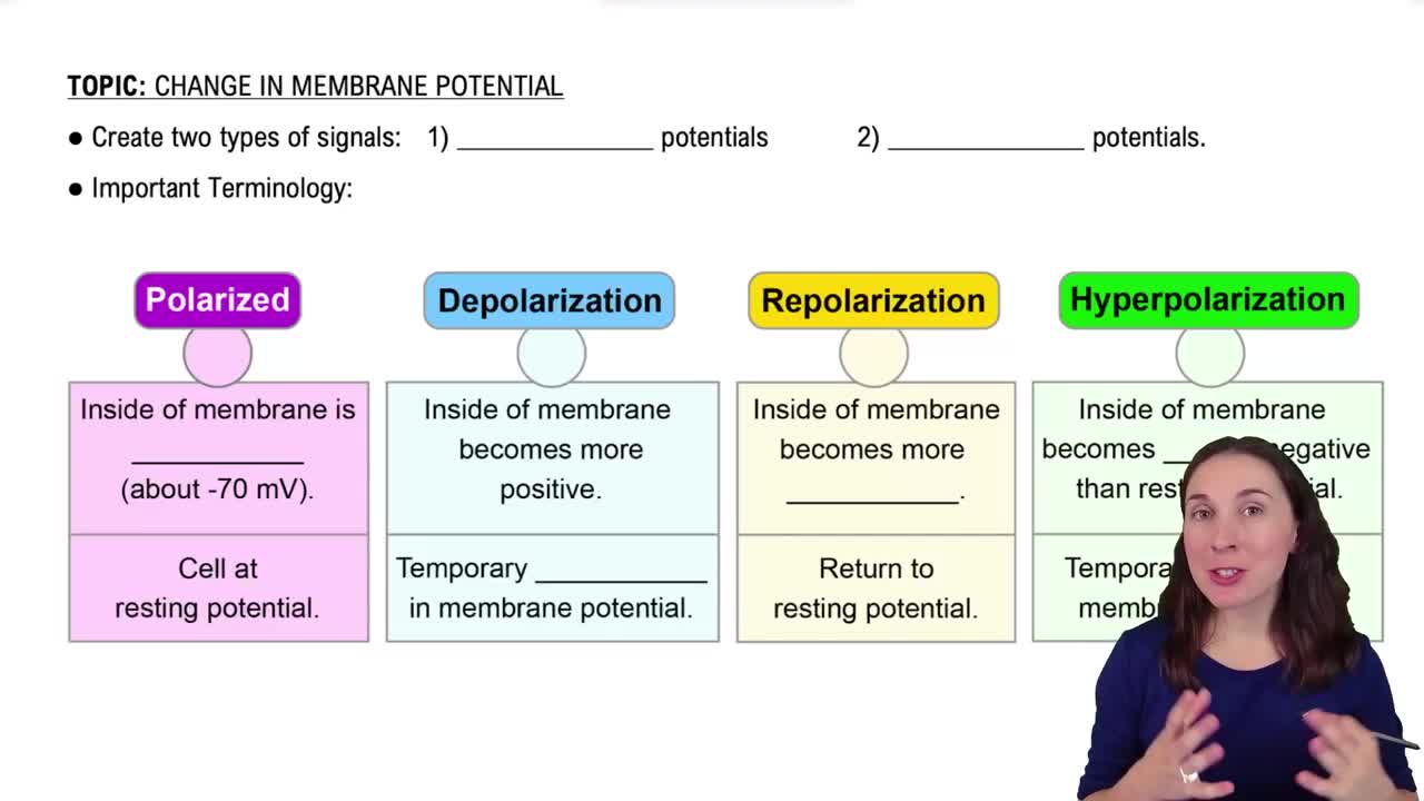 Change in Membrane Potential