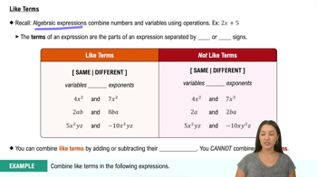 Like Terms