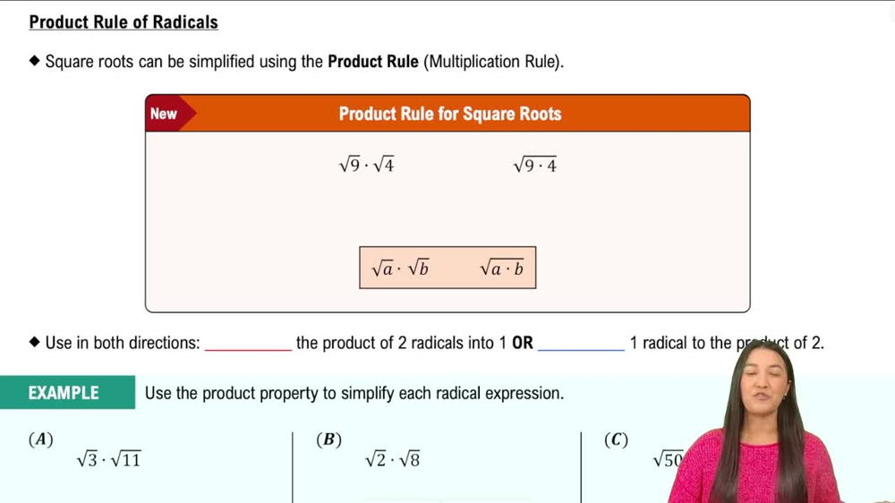 Product Rule of Radicals