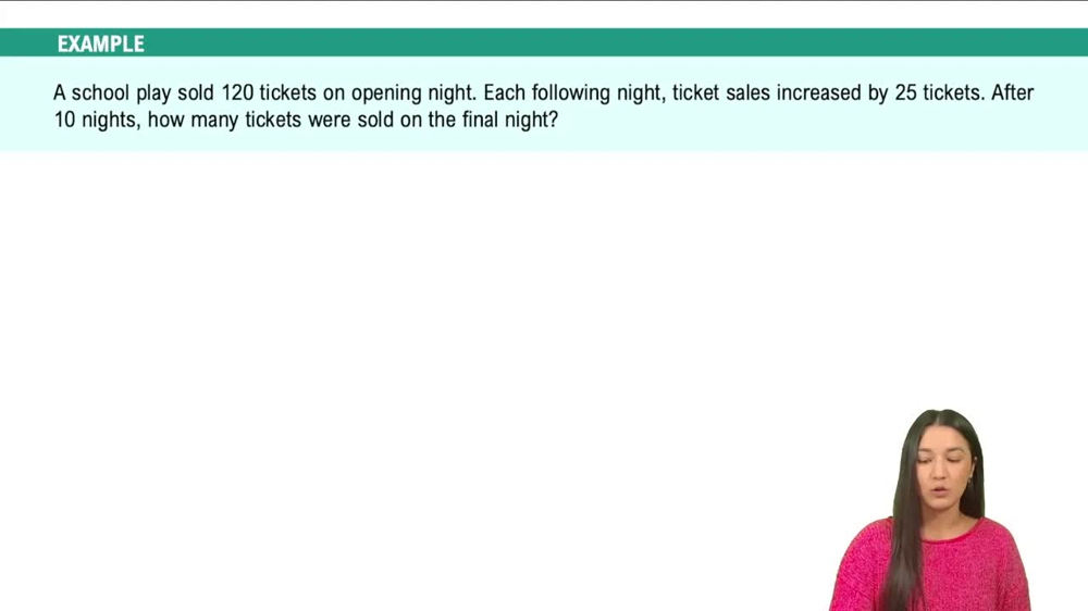 General Term of an Arithmetic Sequences Example 3