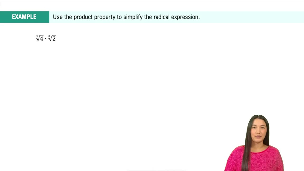 Product Rule of Radicals Example 1