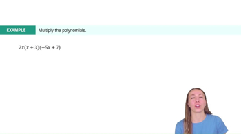 Multiply Polynomials Using the Distributive Property Example 2